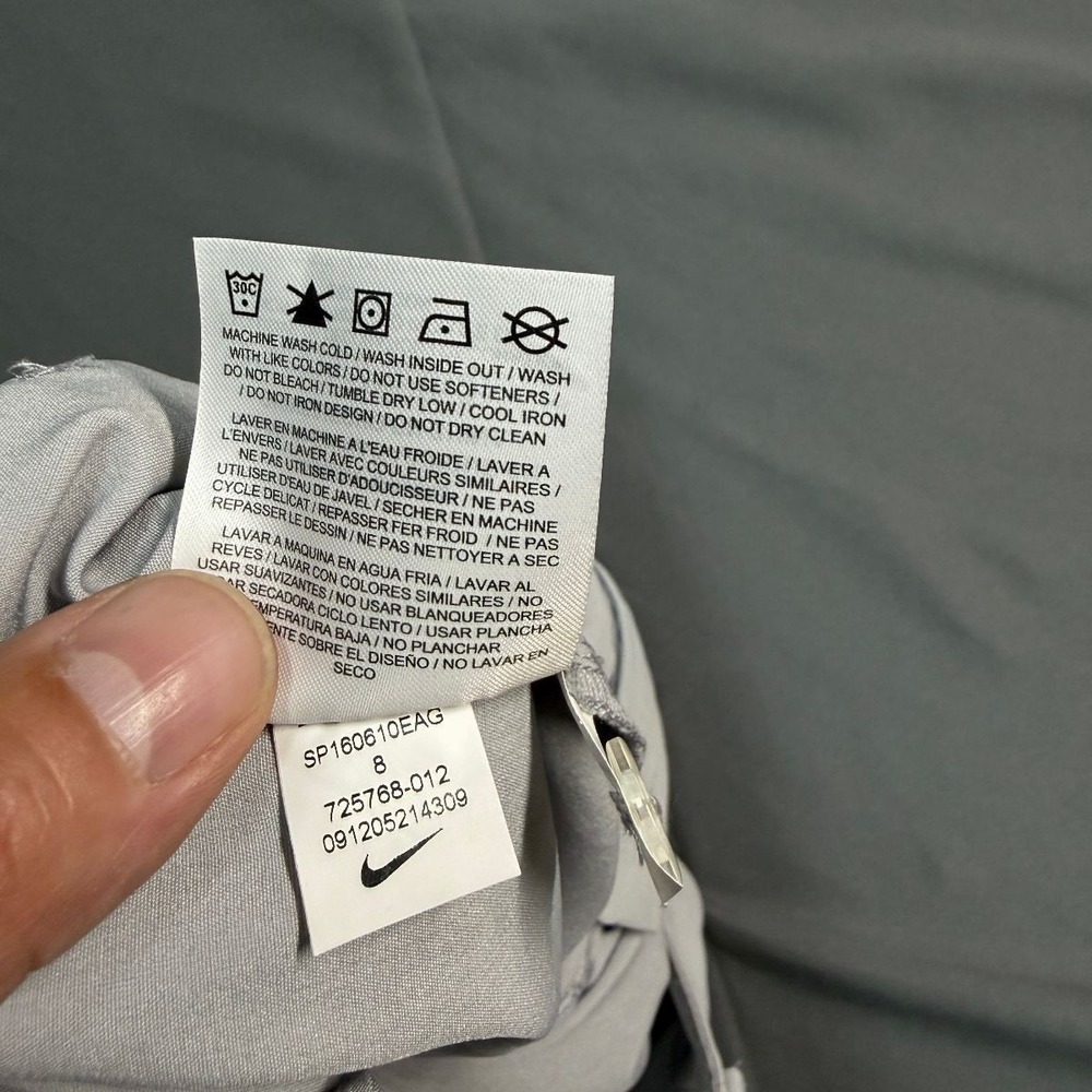 NikeGolf Golf Shorts Dri-Fit Womens 8 M Gray Moisture Wicking Preowned Excellent - Picture 8 of 11